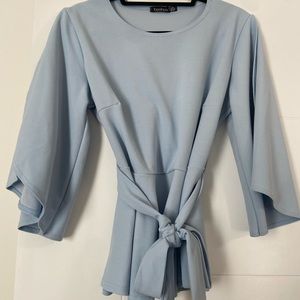 Boohoo shirt tie on waiste